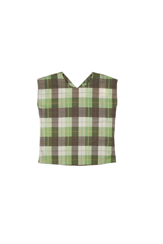 Heritage Two-Way Tee Moss in Cotton