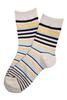 Horizon Stripe Socks Beige