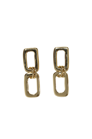 Interlock Earrings Gold