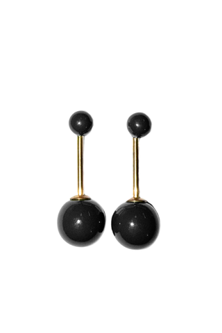 Double Sphere Drops Black