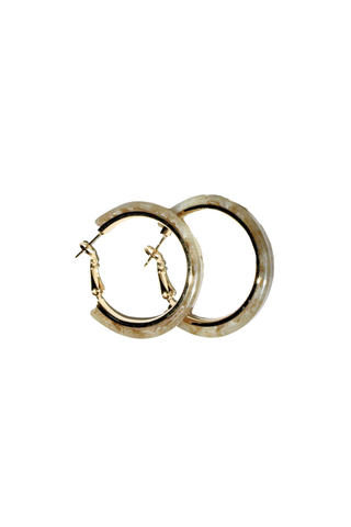 Tortoiseshell Hoops Cream