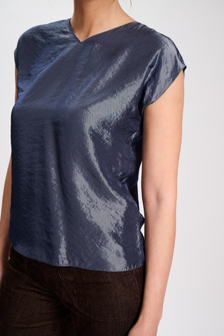 Joelle Two-way Tee Smoke