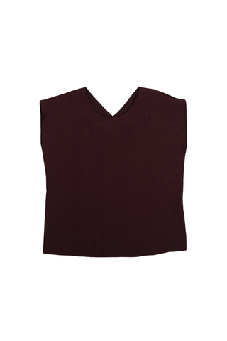 Joelle Two-way Tee Mulberry in Tencel & Viscose