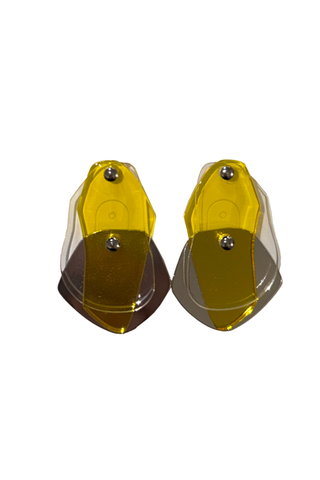 Lamina Earrings Yellow