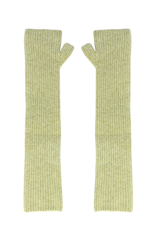 Chalet Arm Warmers Lime in Cashmere & Wool