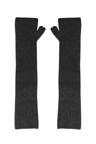 Chalet Arm Warmers Black in Cashmere & Wool