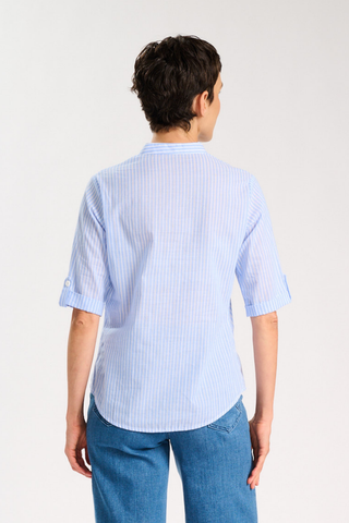 Lucie Shirt Province Stripe in Cotton