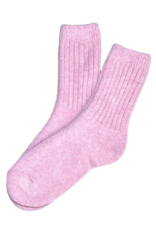 Luscious Angora Socks Pastel Pink
