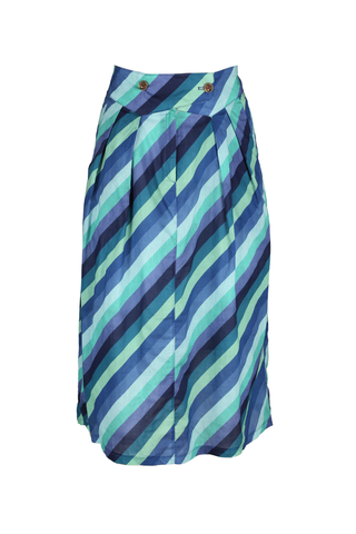 Malibu Audrey Skirt Blues in Cotton Voile