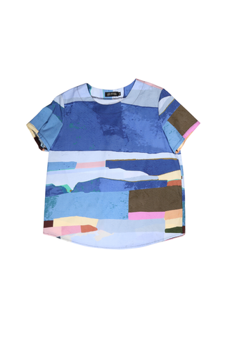 Merricks Top Blue in Cotton