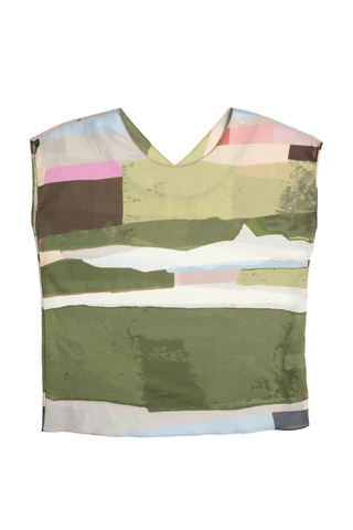 Merricks Two-Way Tee Earth in Cotton Voile
