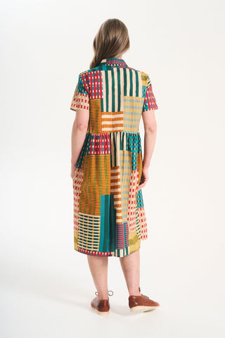 Metro Long Villa Dress Bustle in Cotton