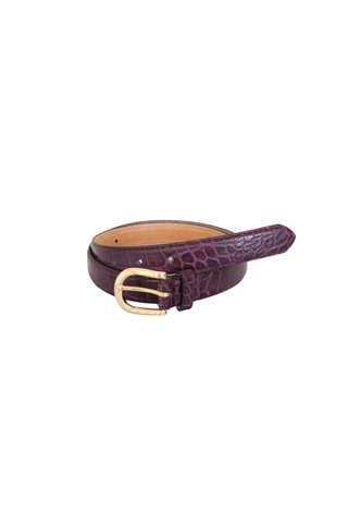 Milano Belt Plum