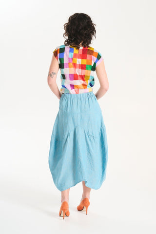 Milwaukee Alta Luxe Skirt Frost in Linen