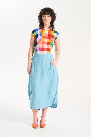 Milwaukee Alta Luxe Skirt Frost in Linen