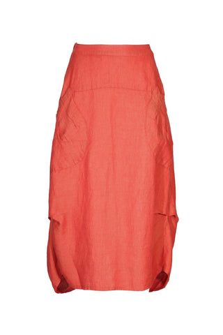 Milwaukee Alta Luxe Skirt Tamarillo in Linen