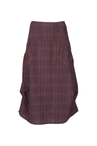 Milwaukee Cadiz Skirt Chocolate in Cotton