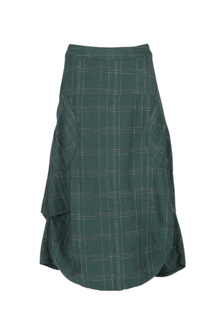 Milwaukee Cadiz Skirt Green in Cotton