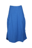 Milwaukee Fiesta Skirt Sea Blue in Slub Linen