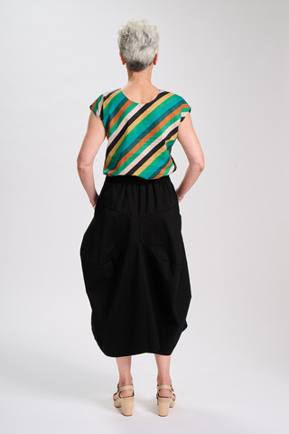 Milwaukee Nima Skirt Black in Cotton