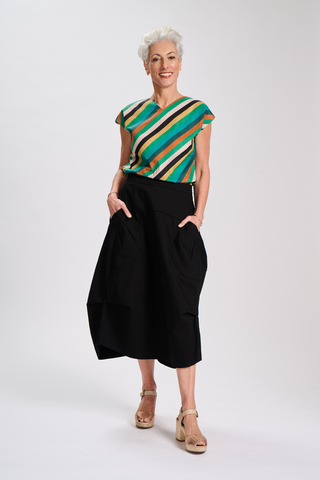 Milwaukee Nima Skirt Black in Cotton