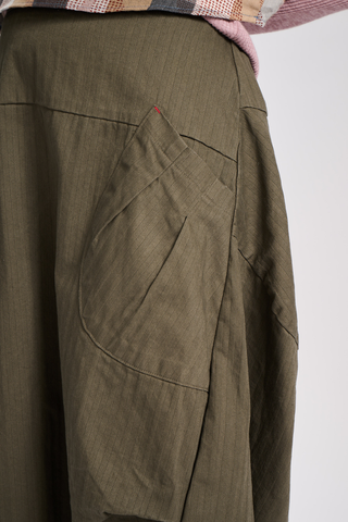 Milwaukee Nima Skirt Khaki in Cotton
