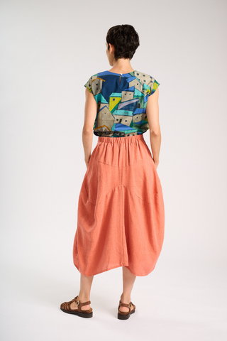 Milwaukee Ophelia Orange in Cotton
