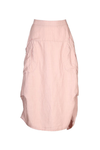 Milwaukee Solenne Skirt Pink in Linen/Tencel