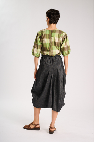 Milwaukee Solis Skirt Black in Cotton Cord
