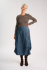 Milwaukee Solis Skirt Indigo in Cotton Cord