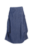 Milwaukee Solis Skirt Indigo in Cotton Cord
