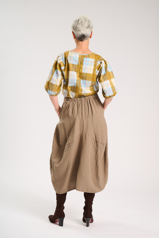 Milwaukee Verona Skirt Latte in Cotton