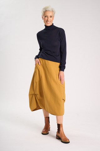 Milwaukee Verona Skirt Mustard in Cotton