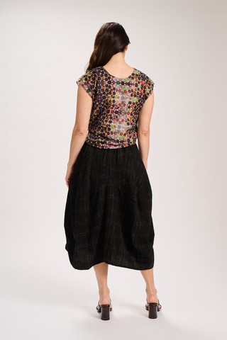 Milwaukee Cadiz Skirt Black in Cotton