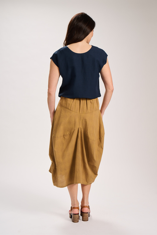 Milwaukee Textured Skirt Mustard
