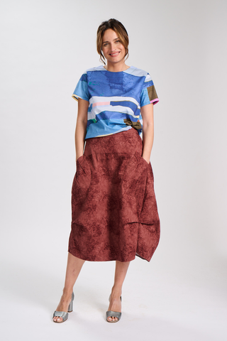 Milwaukee Velatura Skirt Blush in Cotton