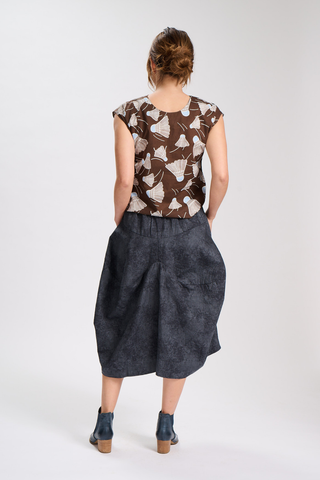 Milwaukee Velatura Skirt Charcoal in Cotton