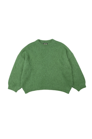 Montreal Knit Sweater Sage in Angora