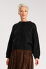 Montreal Knit Sweater Black in Angora