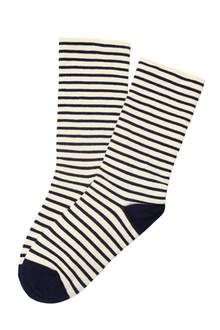 Seaside Stripe Socks Navy