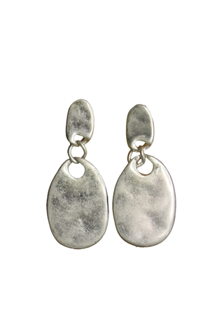 Oval Plate Earrings