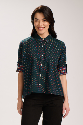 Peak Hour Cotton Shirt Forest