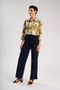 Peggy Amber Long Pants Navy in Cotton/Rayon