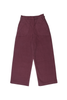 Peggy Amber Pants Claret in Cotton/Rayon