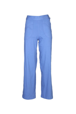 Peggy Fina Long Pants Blue in Cotton