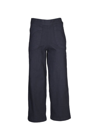Peggy Tana Pants Navy in Cotton