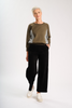 Peggy Sue Pants Black in Velvet Corduroy