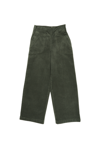 Peggy Sue Pants Forest in Velvet Corduroy