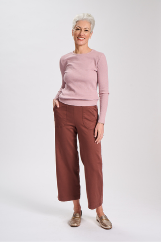 Peggy Venus Rosewood in Cotton