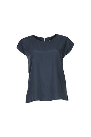 Petra Tee Navy in Tencel